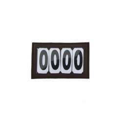 PORTE NUMERO PVC VELCRO -...