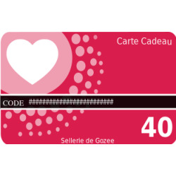 Carte cadeau  40