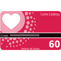 Carte cadeau  60